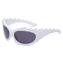 Load image into Gallery viewer, Hedgehog Styling Riding Sunglasses UV400 Full Frame Sports Glasses Y2K Personality Funny Cat Eye Sunglasses
