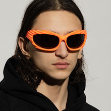 Load image into Gallery viewer, Hedgehog Styling Riding Sunglasses UV400 Full Frame Sports Glasses Y2K Personality Funny Cat Eye Sunglasses
