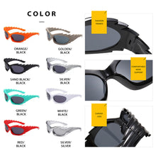 Load image into Gallery viewer, Hedgehog Styling Riding Sunglasses UV400 Full Frame Sports Glasses Y2K Personality Funny Cat Eye Sunglasses
