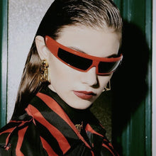 Load image into Gallery viewer, Personality Y2K Riding Sunglasses UV400 Sunscreen Sports Glasses Fashion Concave Shape Shaped Sunglasses
