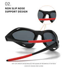Load image into Gallery viewer, Large Frame Cat Eye Personality Hollowed Out Cycling Glasses Fashion Y2K Men Women Street Shot Sunglasses UV400 Driving Sports Fishing Protective Glasses
