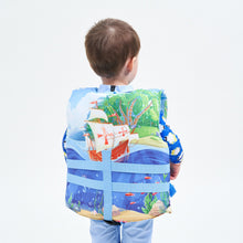 Load image into Gallery viewer, Ages 2-10 Children Super Buoyant Swimsuit One-Piece Cartoon Vest Safety Survival Equipment Swimming Aid Accessories
