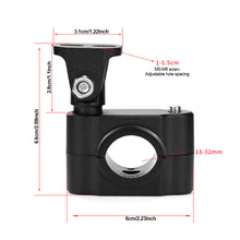 Load image into Gallery viewer, Motorcycle LED Headlight Clamps Brackets Tube Clamp Mount Kit for Spotlights Fog Light Mount Support Internal Diameter 18-32mm
