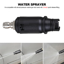 Load image into Gallery viewer, 1/4" Quick Plug Connect Angle Adjustable High Pressure Washer Nozzle Sprayer 3000PSI
