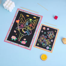 Load image into Gallery viewer, Magic Scratch Art Doodle Pad Sand Painting Cards Early Educational Learning Creative Drawing Toys for Children
