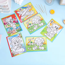 Load image into Gallery viewer, Magic Scratch Art Doodle Pad Sand Painting Cards Early Educational Learning Creative Drawing Toys for Children
