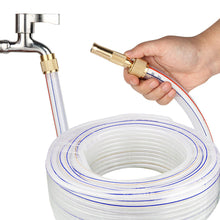 Load image into Gallery viewer, 2Pcs Car High Pressure Water Spray Gun Spray Nozzle Washing Machine Nozzle with Quick-connect Connector 3/4" or 1/2" Metal Brass Garden Hose Pipe
