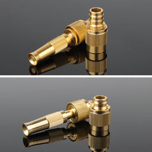 Load image into Gallery viewer, 2Pcs Car High Pressure Water Spray Gun Spray Nozzle Washing Machine Nozzle with Quick-connect Connector 3/4" or 1/2" Metal Brass Garden Hose Pipe
