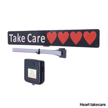 Load image into Gallery viewer, Car Windshield Decal Safety Signs Auto Safety Decoration Accessories Rear Window Trim LED Light Window Stricker Battery Powered
