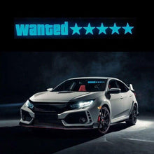 Load image into Gallery viewer, Car Windshield Decal Safety Signs Auto Safety Decoration Accessories Rear Window Trim LED Light Window Stricker Battery Powered
