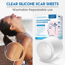 Load image into Gallery viewer, Transparent Colorless Invisible Scar Tape Self Adhesive Waterproof Breathable Ultra-thin Reusable Scar Patch Skin Care
