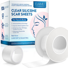 Load image into Gallery viewer, Transparent Colorless Invisible Scar Tape Self Adhesive Waterproof Breathable Ultra-thin Reusable Scar Patch Skin Care
