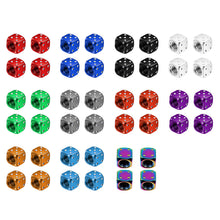 Load image into Gallery viewer, 4Pcs Aluminum Car Dice Wheel Stem Tyre Tire Wheel Stem Air Valve Dust Cap Cover for Truck Motocycle Bike
