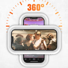 Load image into Gallery viewer, Waterproof Shower Phone Case 360° Rotation Adjustable Touch Screen Wall Mounted Phone Holder for Bathroom Kitchen
