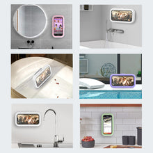 Load image into Gallery viewer, Waterproof Shower Phone Case 360° Rotation Adjustable Touch Screen Wall Mounted Phone Holder for Bathroom Kitchen
