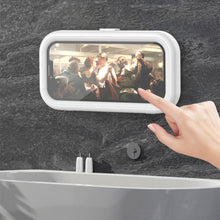 Load image into Gallery viewer, Waterproof Shower Phone Case 360° Rotation Adjustable Touch Screen Wall Mounted Phone Holder for Bathroom Kitchen
