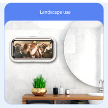 Load image into Gallery viewer, 360 Rotation Waterproof Shower Sealing Mobile Phone Box Holder Touch Screen Bathroom Phone Shell Wall Storage Cover For Kitchen
