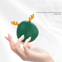 Load image into Gallery viewer, Mini Bluetooth Speaker Creative Antler Audio Portable Round Bluetooth Speaker
