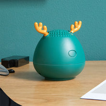 Load image into Gallery viewer, Mini Bluetooth Speaker Creative Antler Audio Portable Round Bluetooth Speaker

