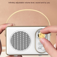 Load image into Gallery viewer, Bluetooth Audio Retro Mini Portable Wireless Card Car Speaker Desktop Audio
