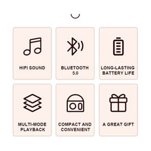 Load image into Gallery viewer, Bluetooth Audio Retro Mini Portable Wireless Card Car Speaker Desktop Audio
