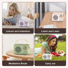 Load image into Gallery viewer, Bluetooth Audio Retro Mini Portable Wireless Card Car Speaker Desktop Audio
