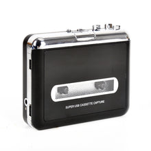 Load image into Gallery viewer, USB Cassette Music player Recorder Capture adapter Stero Cassette tape reproducto player convert to MP3 Converter With Speaker
