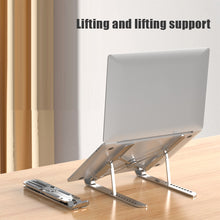 Load image into Gallery viewer, Portable Laptop Stand Abs Foldable Notebook Stand Compatible With 10 To 16 Inches Laptops For Macbook
