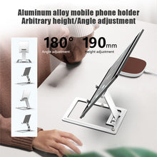 Load image into Gallery viewer, Aluminum Alloy Mobile Phone Holder Desktop Metal Mobile Phone Tablet Holder
