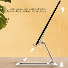 Load image into Gallery viewer, Aluminum Alloy Mobile Phone Holder Desktop Metal Mobile Phone Tablet Holder
