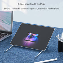 Load image into Gallery viewer, Creative Glasses Metal Notebook Heat Dissipation Aluminum Alloy Support Folding Bracket Computer
