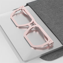 Load image into Gallery viewer, Creative Glasses Metal Notebook Heat Dissipation Aluminum Alloy Support Folding Bracket Computer
