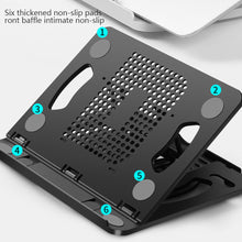 Load image into Gallery viewer, Foldable Laptop Stand Notebook Support Base Cooling Laptop Bracket Universal Computer Holder Accessories for Macbook IPad Tablet
