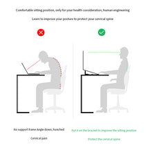 Load image into Gallery viewer, Foldable Laptop Stand Notebook Support Base Cooling Laptop Bracket Universal Computer Holder Accessories for Macbook IPad Tablet
