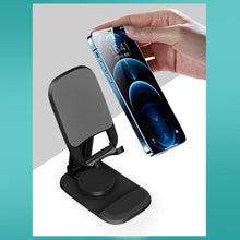 Load image into Gallery viewer, Foldable Desktop Mobile Phone Stand For iPad iPhone 13 X Smartphone Support Tablet Desk Cell Phone Portable Holder Bracket
