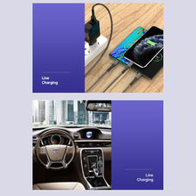 Load image into Gallery viewer, Three-In-One Charging Cable Three-Wire Car USB Android Head Data Cable One-To-Three Zinc Alloy Typec Fast Charging Cable
