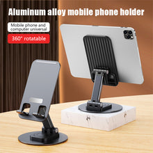 Load image into Gallery viewer, Aluminum Alloy Mobile Phone Holder Desktop Metal Mobile Phone Tablet Holder
