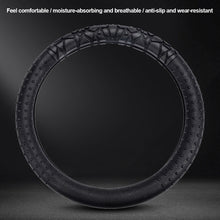 Load image into Gallery viewer, Universal Silicone 38cm Car Steering Wheel Cover Odorless Non-Slip Wear-Resistant Handle Texture Cover Washable
