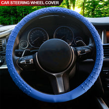 Load image into Gallery viewer, Universal Silicone 38cm Car Steering Wheel Cover Odorless Non-Slip Wear-Resistant Handle Texture Cover Washable
