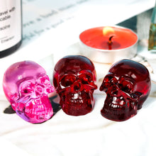 Load image into Gallery viewer, 1Pc DIY Skull Crystal Epoxy Resin Mold Skull Pendant Bracelet Necklace Silicone Mold Resin Mold Home Decoration Gifts
