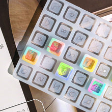 Load image into Gallery viewer, 1Pc Mini Alphabet Resin Silicone Molds Quicksand Casting Molds Epoxy Resin Shaker Mold For DIY Earrings Keychain Jewelry Making
