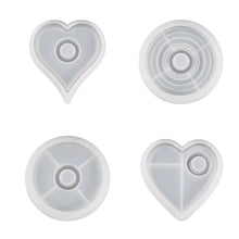 Load image into Gallery viewer, 1Pc Love Candle Holder Silicone Mold Valentine's Day Aromatherapy Candlestick Plaster Mold Candle Holder Epoxy Mold
