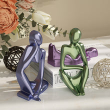 Load image into Gallery viewer, 1Pc Nordic Art Abstract Thinker Statue Silicone Mold Modern European Style Resin Handmade Mold Craft Home Desktop Decor Ornaments
