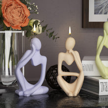 Load image into Gallery viewer, 1Pc Nordic Art Abstract Thinker Statue Silicone Mold Modern European Style Resin Handmade Mold Craft Home Desktop Decor Ornaments
