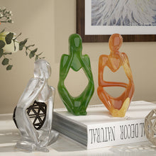 Load image into Gallery viewer, 1Pc Nordic Art Abstract Thinker Statue Silicone Mold Modern European Style Resin Handmade Mold Craft Home Desktop Decor Ornaments
