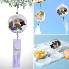 Load image into Gallery viewer, 1Set Diy Round WindChime Table Lamp Glue Drop Mold Pendant Jewelry Silicone Mold Resin Handmade Mold Craft Home Desktop Decor Ornaments
