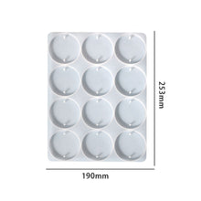 Load image into Gallery viewer, 1Set Diy Round WindChime Table Lamp Glue Drop Mold Pendant Jewelry Silicone Mold Resin Handmade Mold Craft Home Desktop Decor Ornaments

