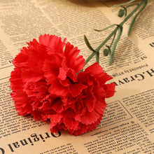 Load image into Gallery viewer, 1Pc Artificial Flower Silk Carnationr Flowers Artificial Plant Decorative Flowers Home Decor Wedding Decoration
