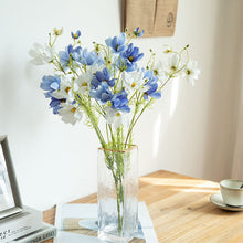 Load image into Gallery viewer, 3Forks 6 Heads Bossy Gesang Flower Branch Silk Artificial Flowers Home Wedding Decoration Flores Artificial Flower

