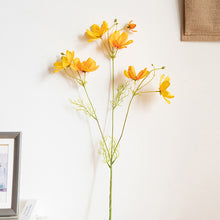 Load image into Gallery viewer, 3Forks 6 Heads Bossy Gesang Flower Branch Silk Artificial Flowers Home Wedding Decoration Flores Artificial Flower
